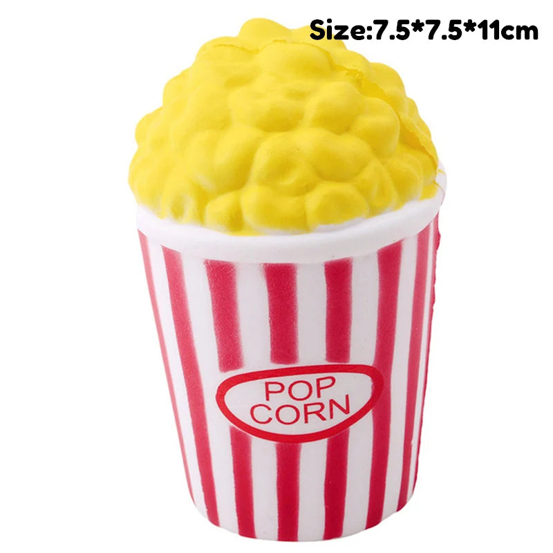 Jumbo Kawaii Popcorn Animal Squishy – Slow Rise Toy