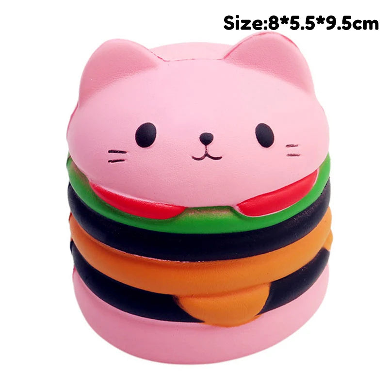 Jumbo Kawaii Popcorn Animal Squishy – Slow Rise Toy