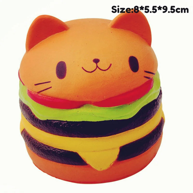 Jumbo Kawaii Popcorn Animal Squishy – Slow Rise Toy