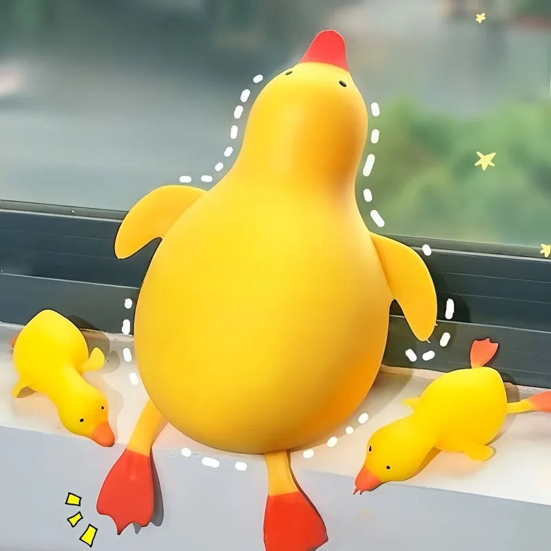 Antistress Duck Squishy – Cute Goose Squeeze Fidget Toy