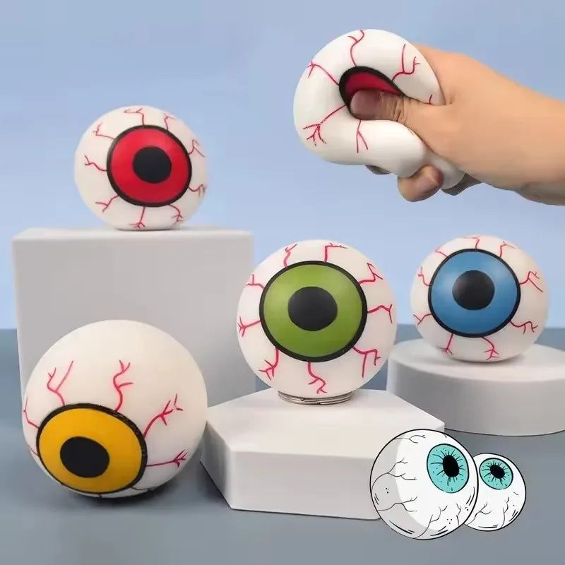 Eyeball Squishy – Creepy Halloween Stress Relief Fidget Toy