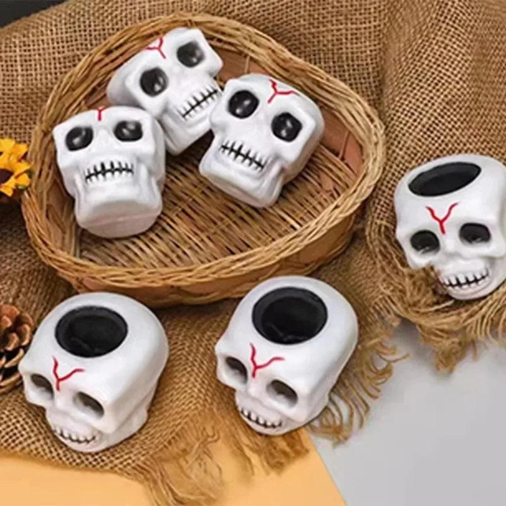 Halloween Skull Squishy Stress Ball – Novelty Fidget Toy
