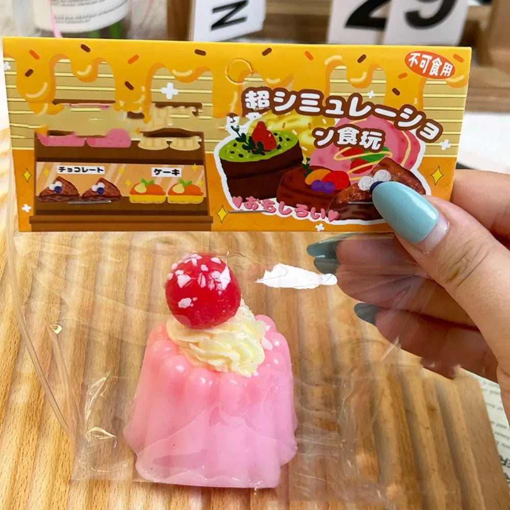 Squishy Cake Stress Relief Toy – Shapeable Pinch Fidget