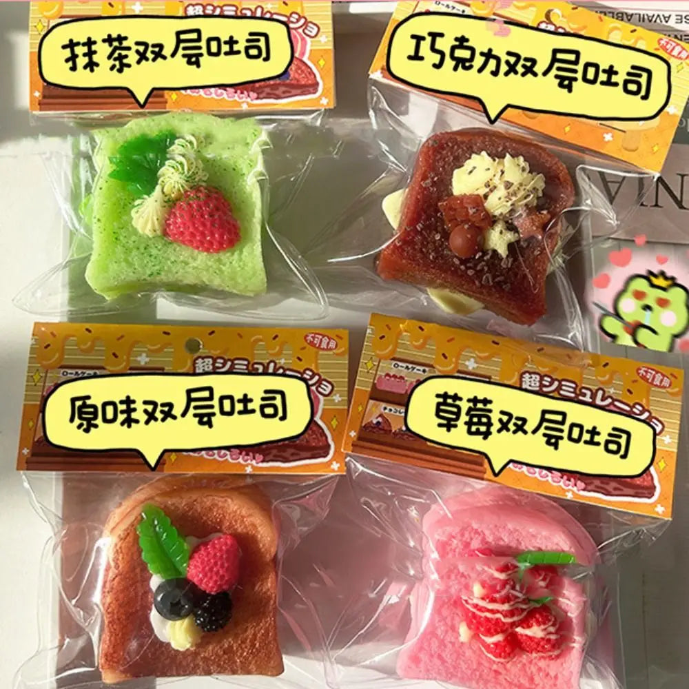 Squishy Cake Stress Relief Toy – Shapeable Pinch Fidget
