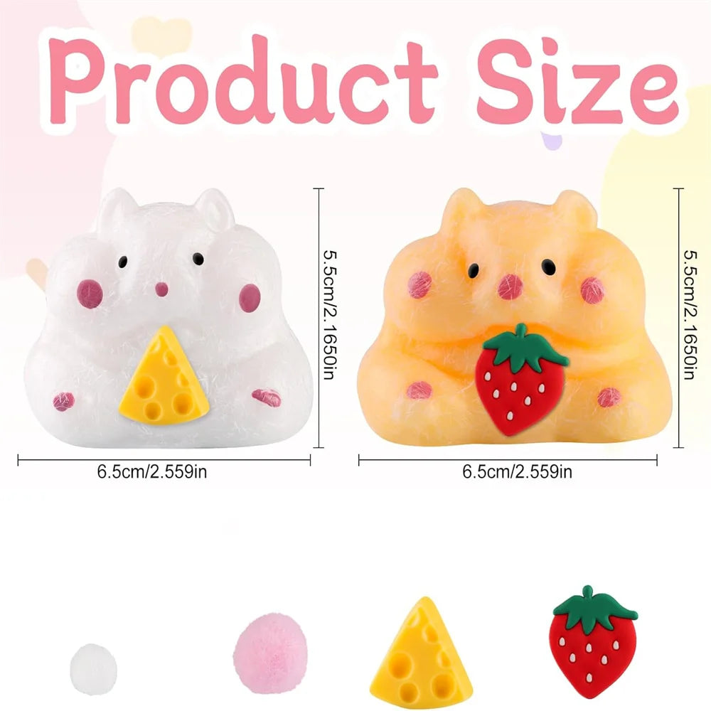Taba Squishy Handmade Hamster – Stress Relief Fidget Toy
