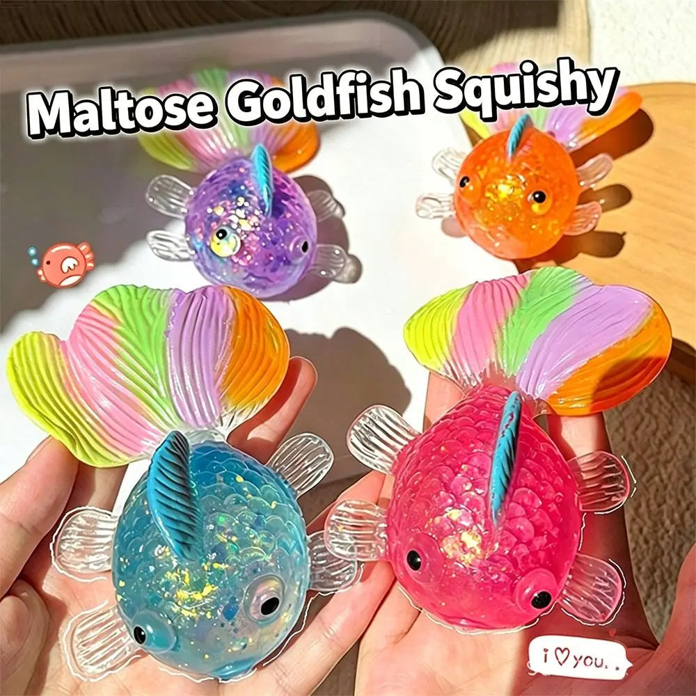 Glitter Goldfish Stress Ball