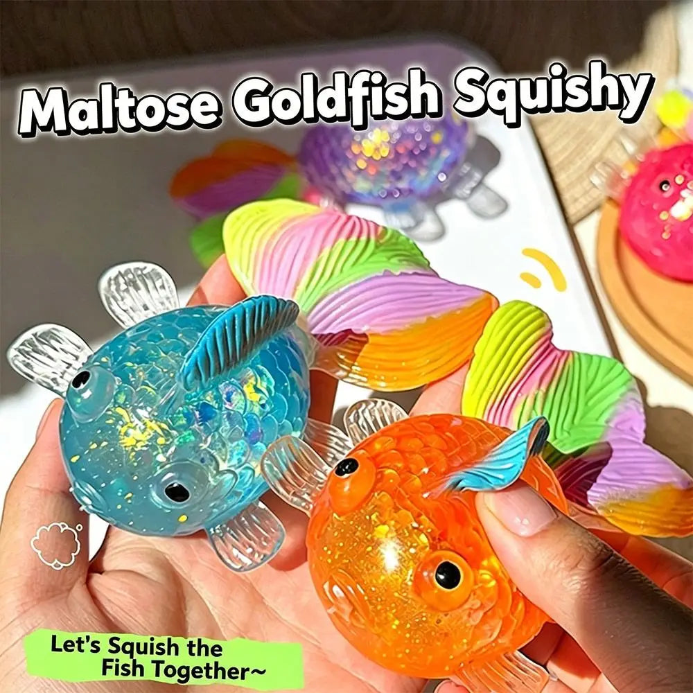 Glitter Goldfish Stress Ball