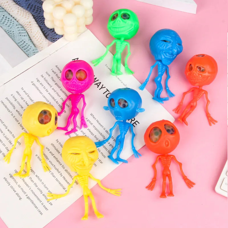 Taba Squishy Skull & Alien Grape Ball – Blind Box Fidget