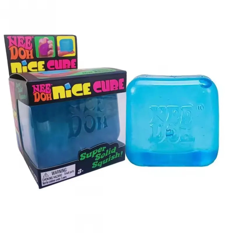 NeeDoh Jellyfish & Cube Squishy – Stress Relief Toy