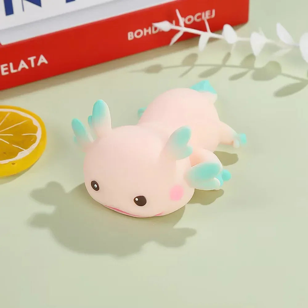 Axolotl Stretchy Squishy – Kawaii Sensory Fidget Stress Relief Toy