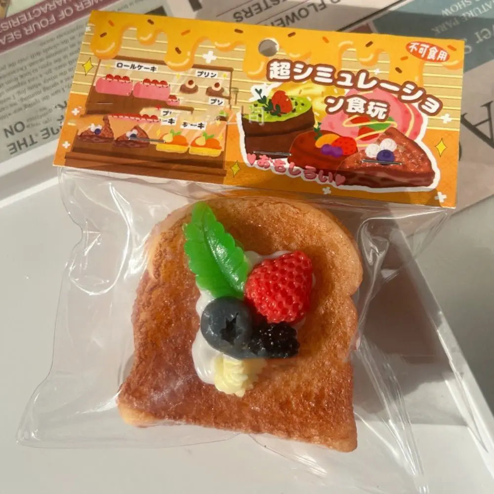 Squishy Cake Stress Relief Toy – Shapeable Pinch Fidget