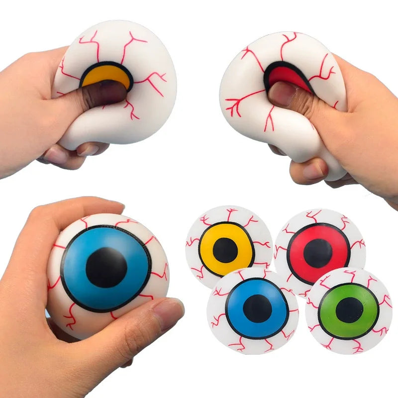 Eyeball Squishy – Creepy Halloween Stress Relief Fidget Toy