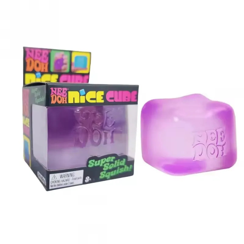 NeeDoh Jellyfish & Cube Squishy – Stress Relief Toy