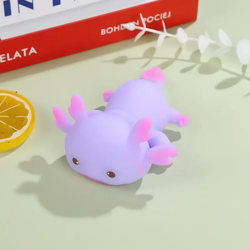 Axolotl Stretchy Squishy – Kawaii Sensory Fidget Stress Relief Toy