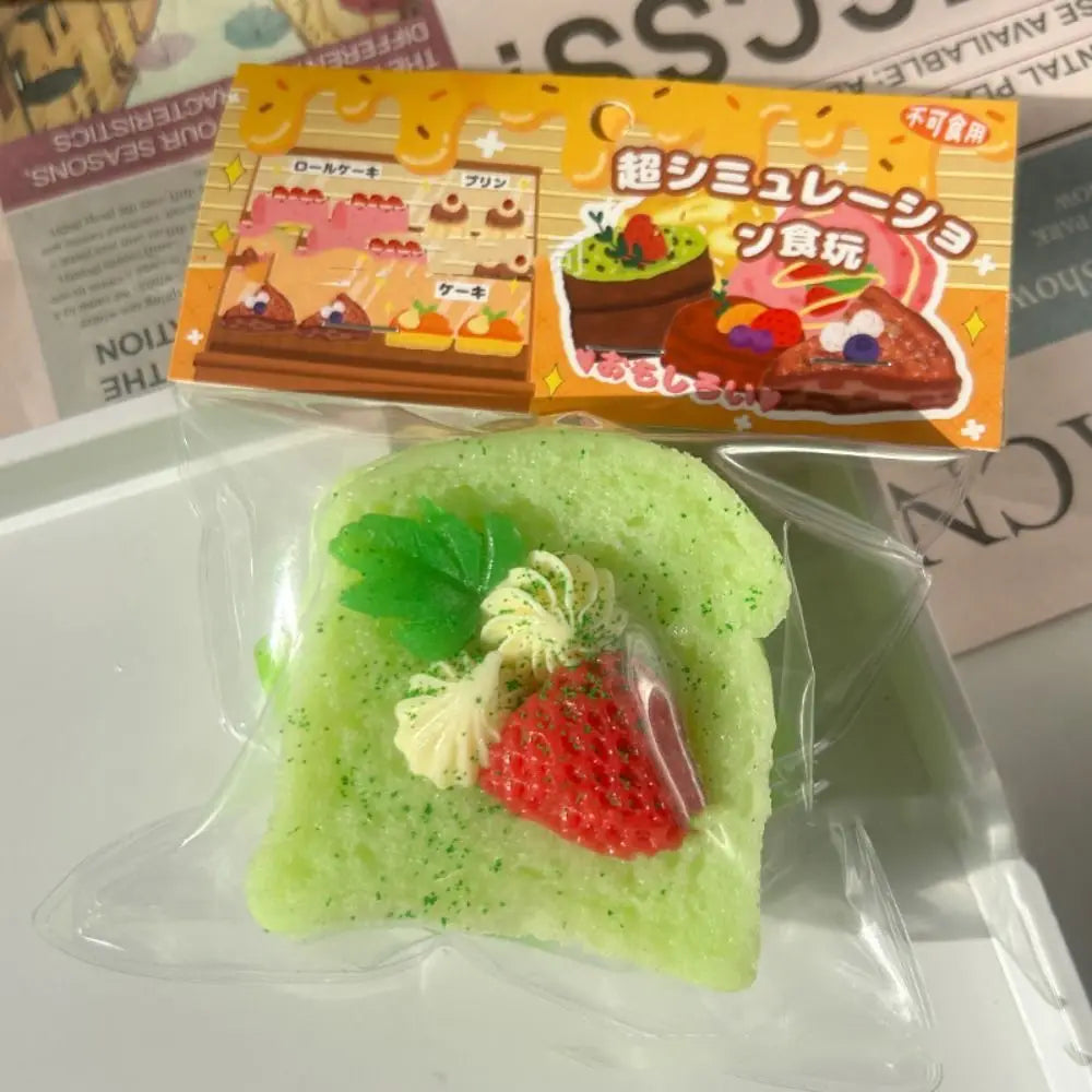 Squishy Cake Stress Relief Toy – Shapeable Pinch Fidget