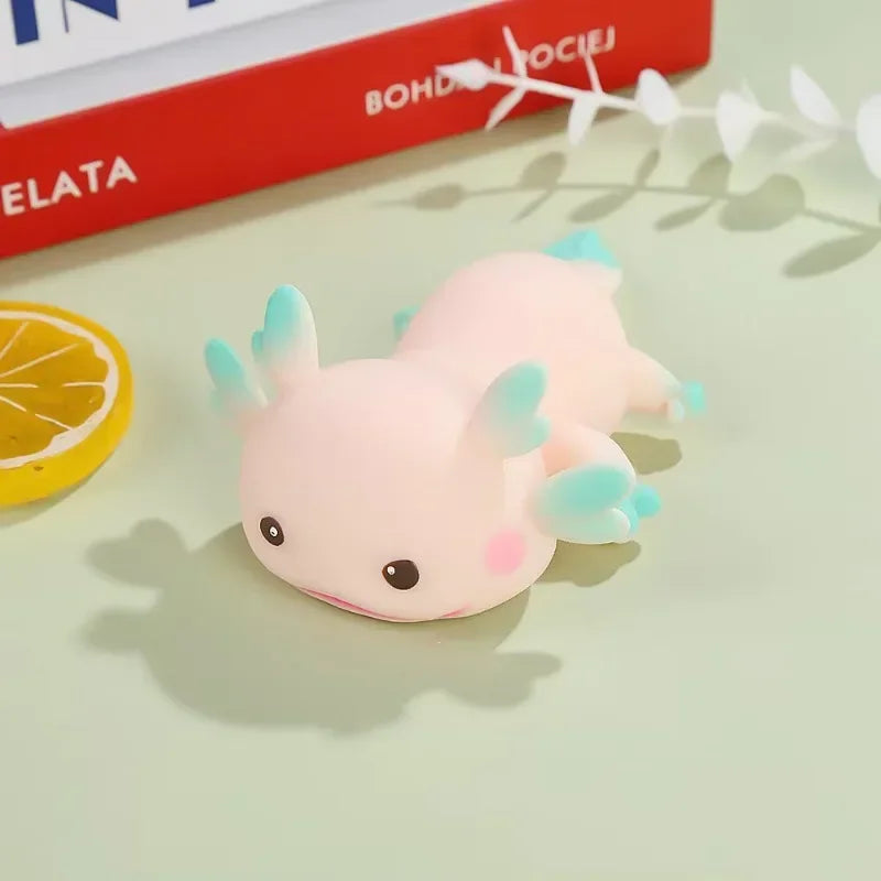 Axolotl Stretchy Squishy – Kawaii Sensory Fidget Stress Relief Toy