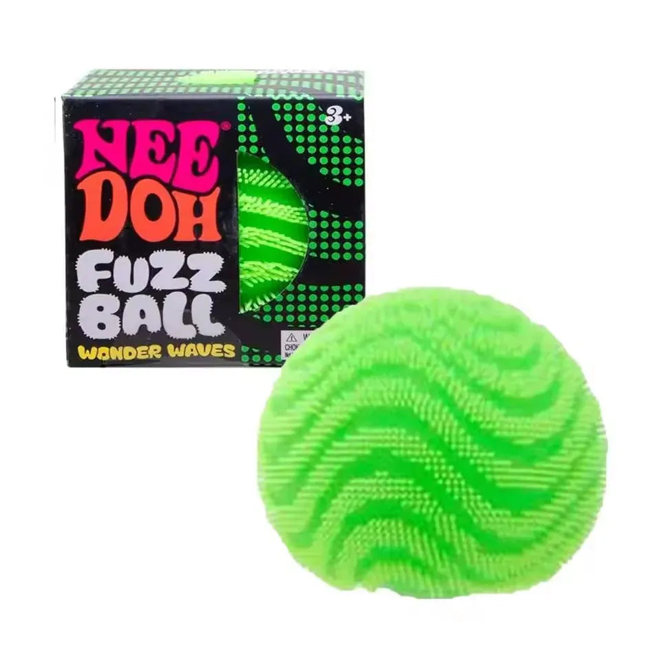 NeeDoh Wonder Waves Fuzz Ball – Squishy Stress Ball