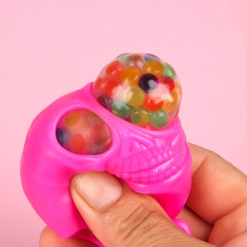 Taba Squishy Skull & Alien Grape Ball – Blind Box Fidget