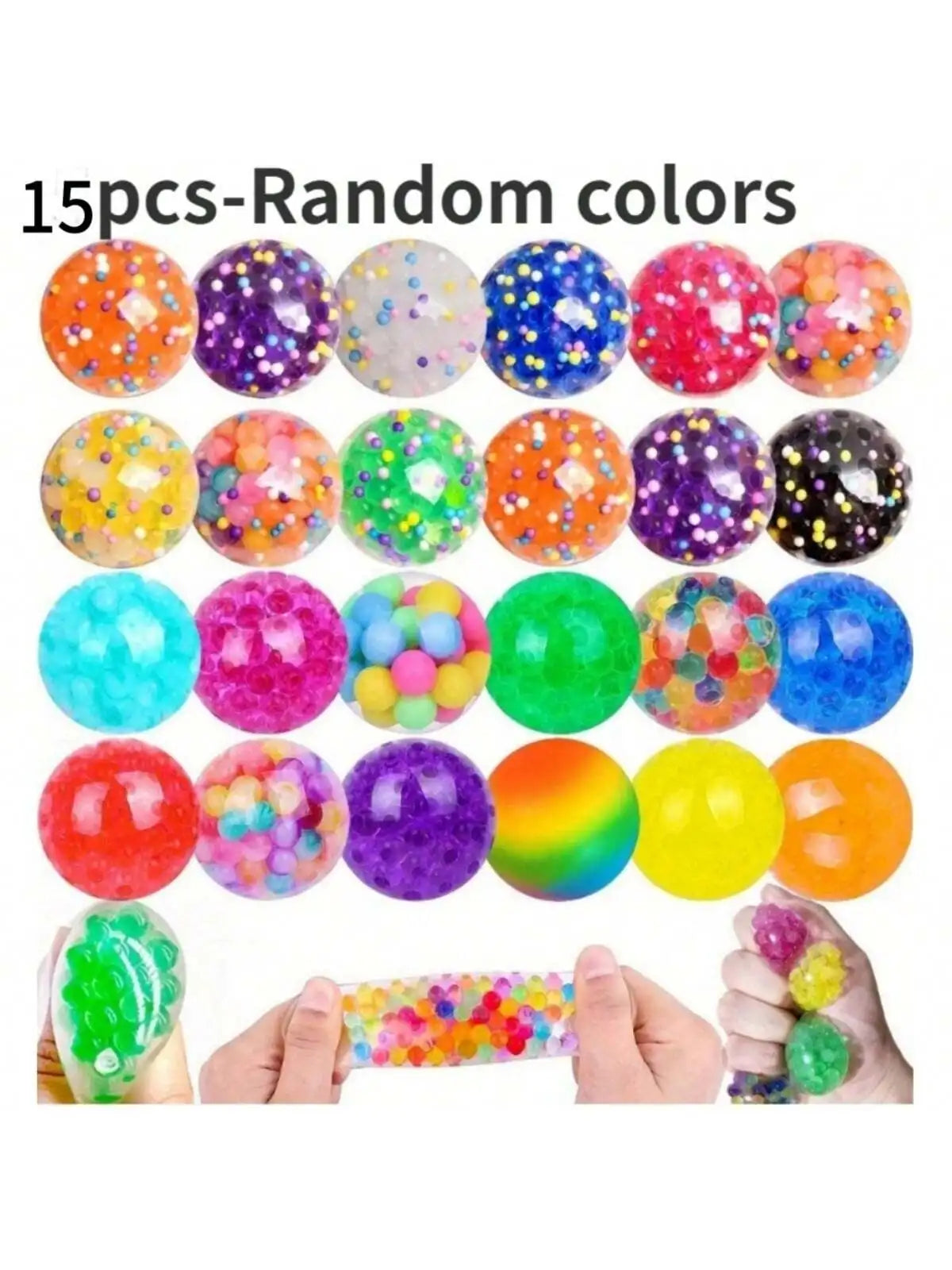 Sensory Stress Ball Fidget Set – 1, 5, 10, 15 & 20 Piece Options