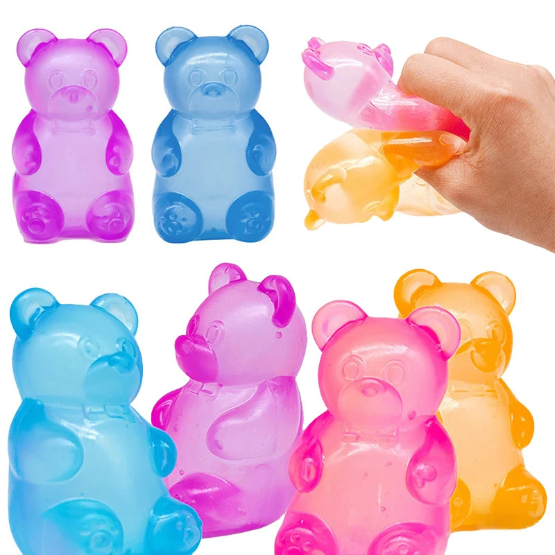 Cute Bear Squishy – Kawaii Sensory Fidget Stress Relief Toy