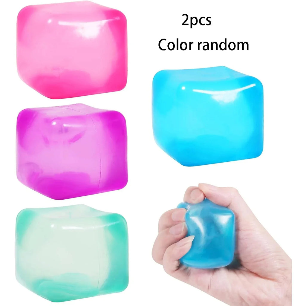 Gel Ice Cube Squishy – Satisfying Stress Relief Fidget Toy