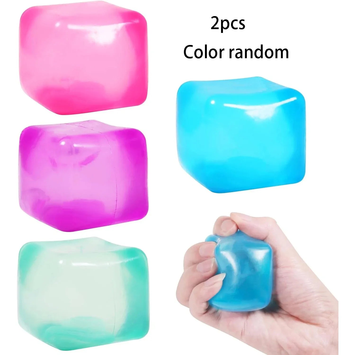Gel Ice Cube Squishy – Satisfying Stress Relief Fidget Toy