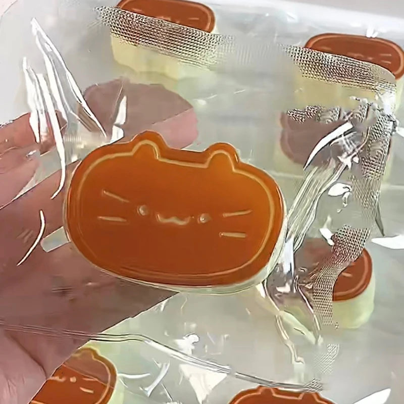 Sticky Cat & Cheese Squishy – Slow Rebound Fidget Toy