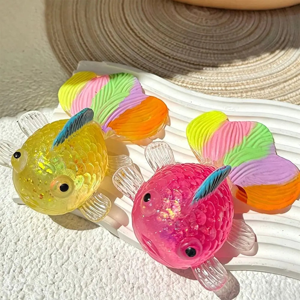 Glitter Goldfish Stress Ball