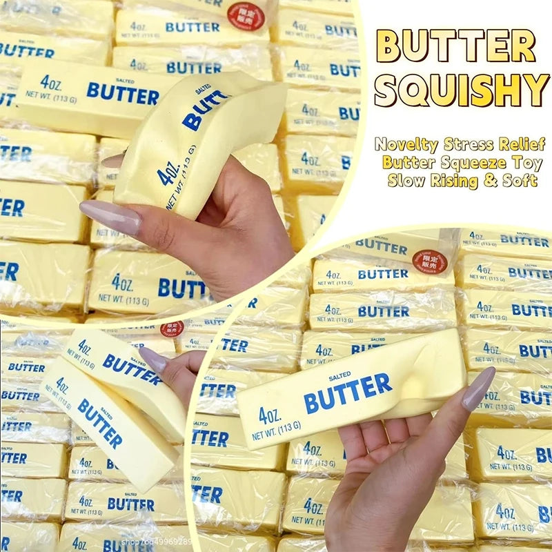 Butter Stick Squishy Fidget Toy – Slow Rise Stress Ball