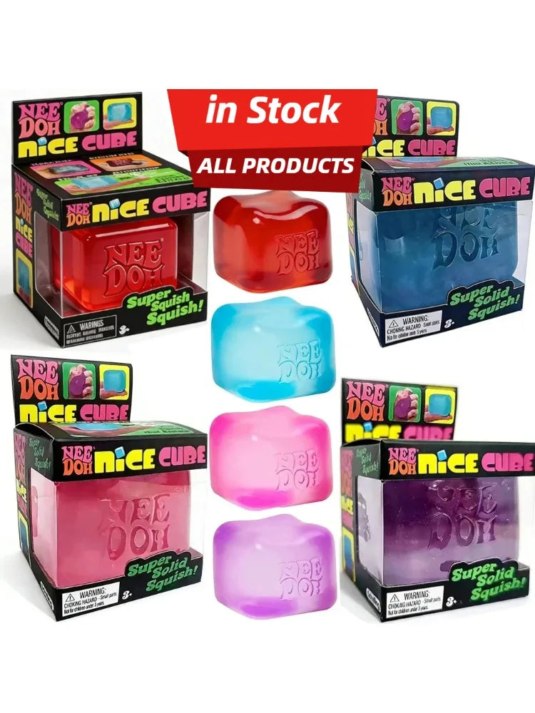 NeeDoh Nice Cube – Sensory Stress Relief Fidget Toy