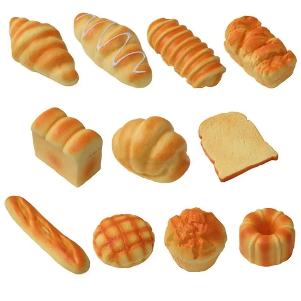 Bread & Donut Squishy – Slow Rise Stress Relief Toy