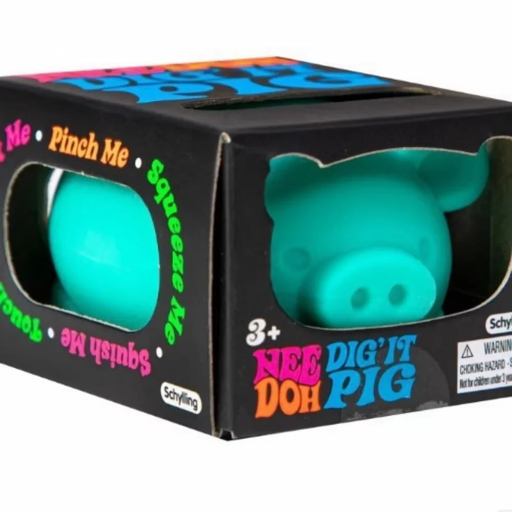 NeeDoh Pig Squishy Fidget Toy