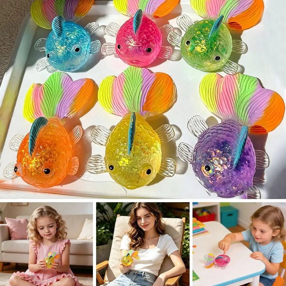 Glitter Goldfish Stress Ball