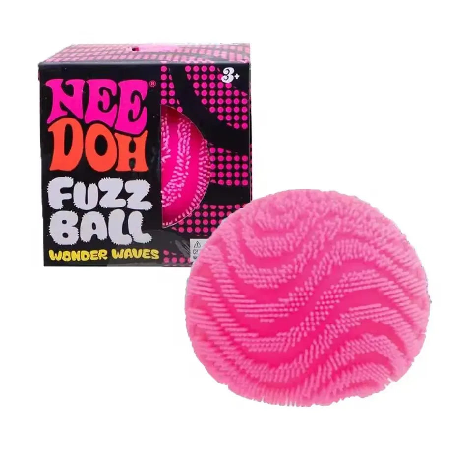 NeeDoh Wonder Waves Fuzz Ball – Squishy Stress Ball