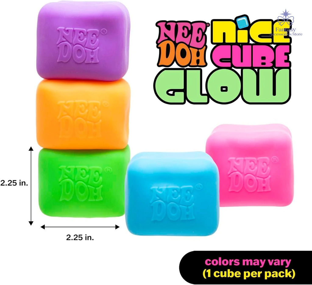 NeeDoh Nice Cube – Glow in the Dark