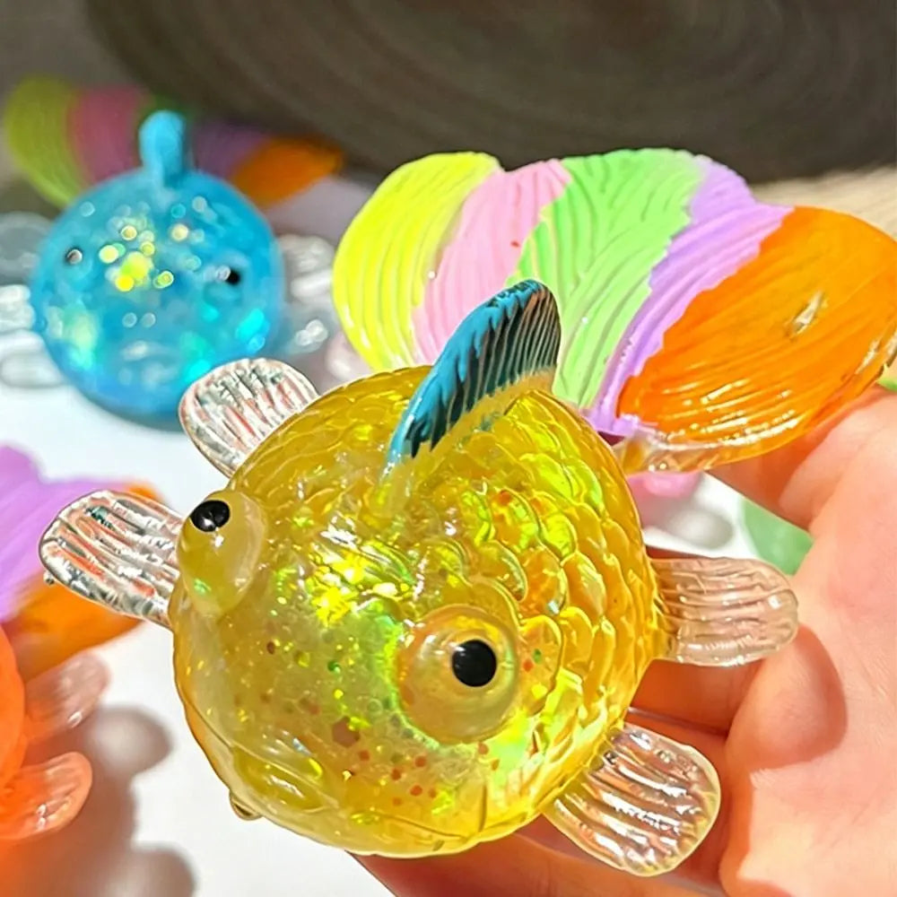 Glitter Goldfish Stress Ball