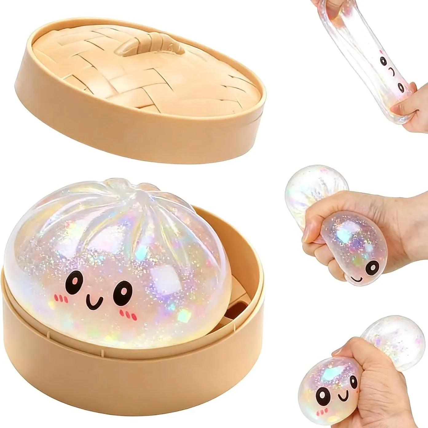 Glitter Dumpling Squishy