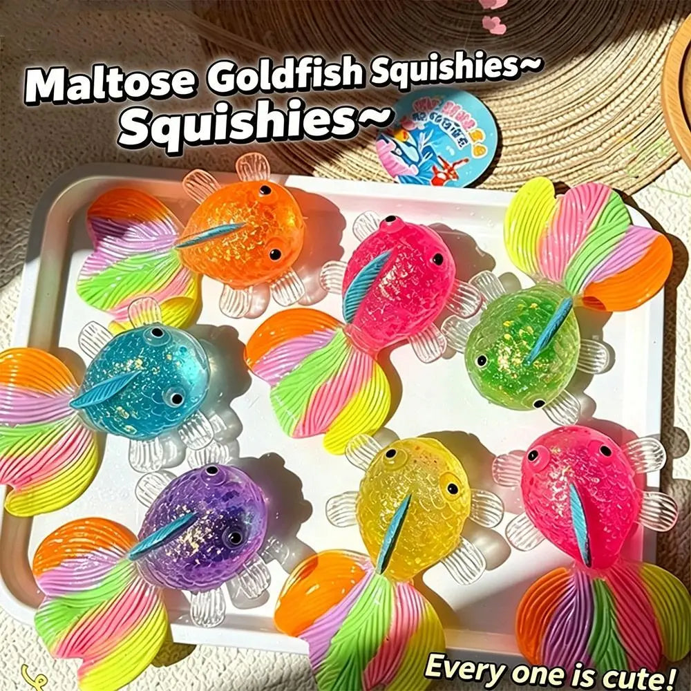 Glitter Goldfish Stress Ball