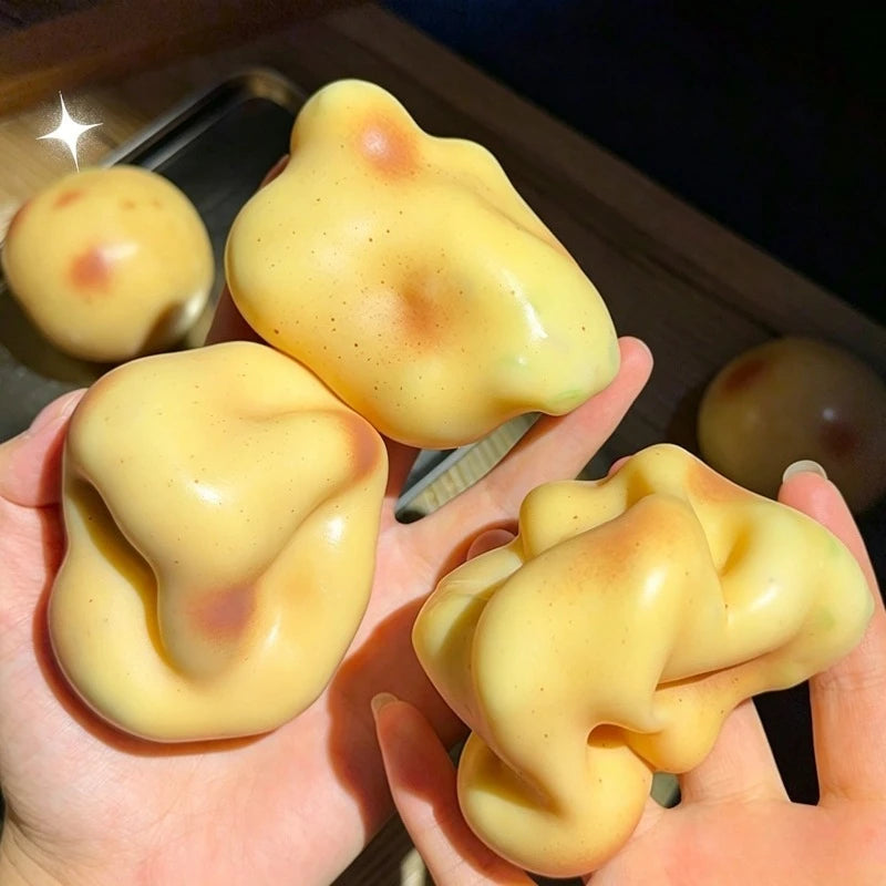 Crunchy Potato Squishy Stress Ball – ASMR Fidget Toy