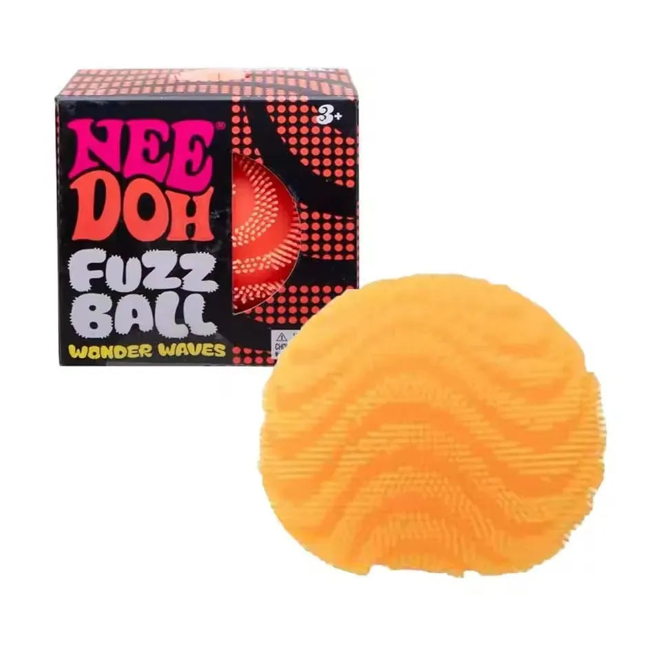 NeeDoh Wonder Waves Fuzz Ball – Squishy Stress Ball