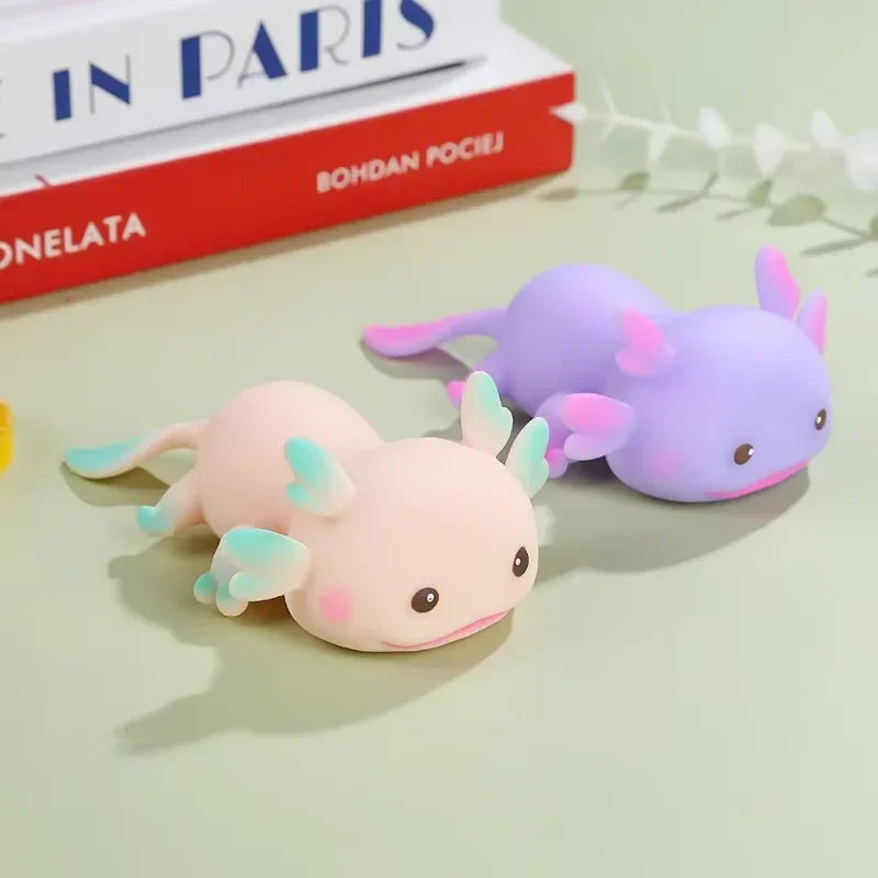 Axolotl Stretchy Squishy – Kawaii Sensory Fidget Stress Relief Toy