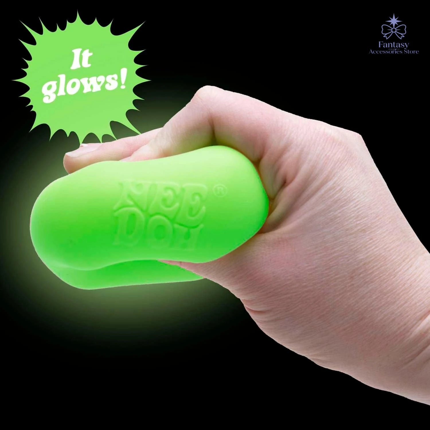 NeeDoh Nice Cube – Glow in the Dark