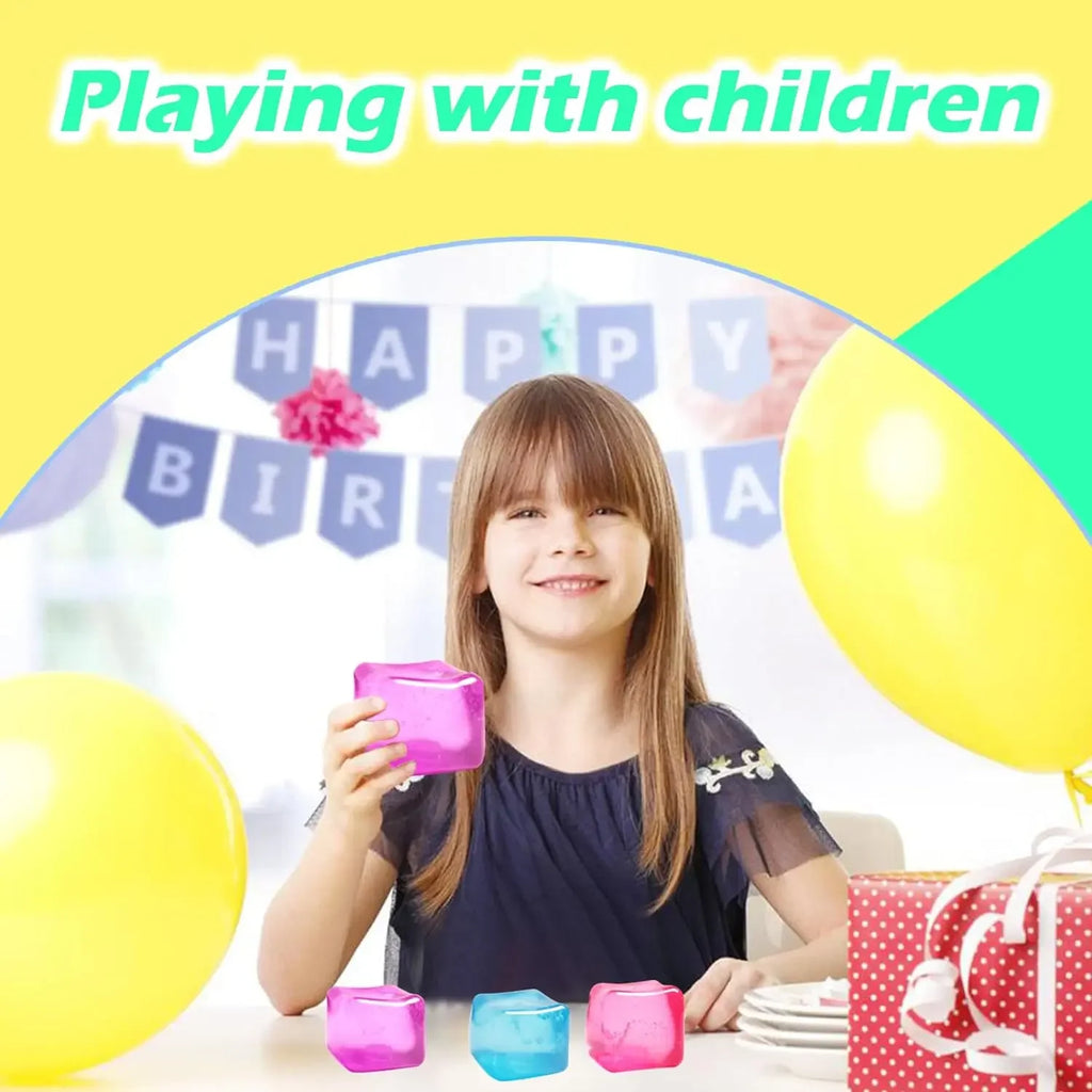 Gel Ice Cube Squishy – Satisfying Stress Relief Fidget Toy