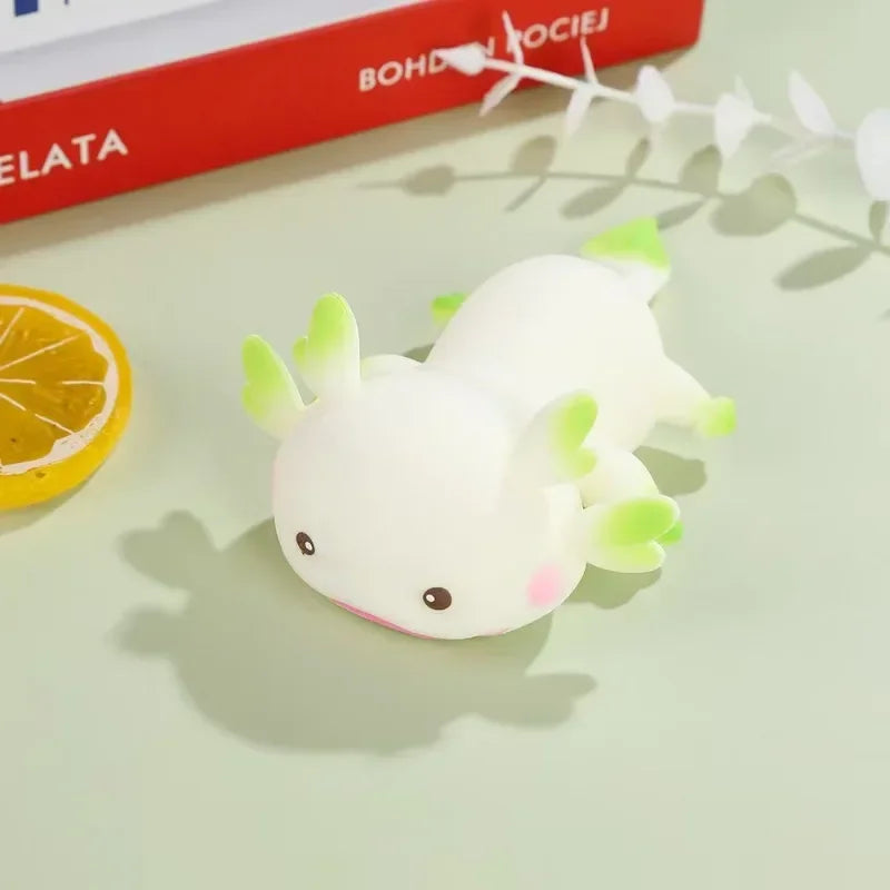 Axolotl Stretchy Squishy – Kawaii Sensory Fidget Stress Relief Toy