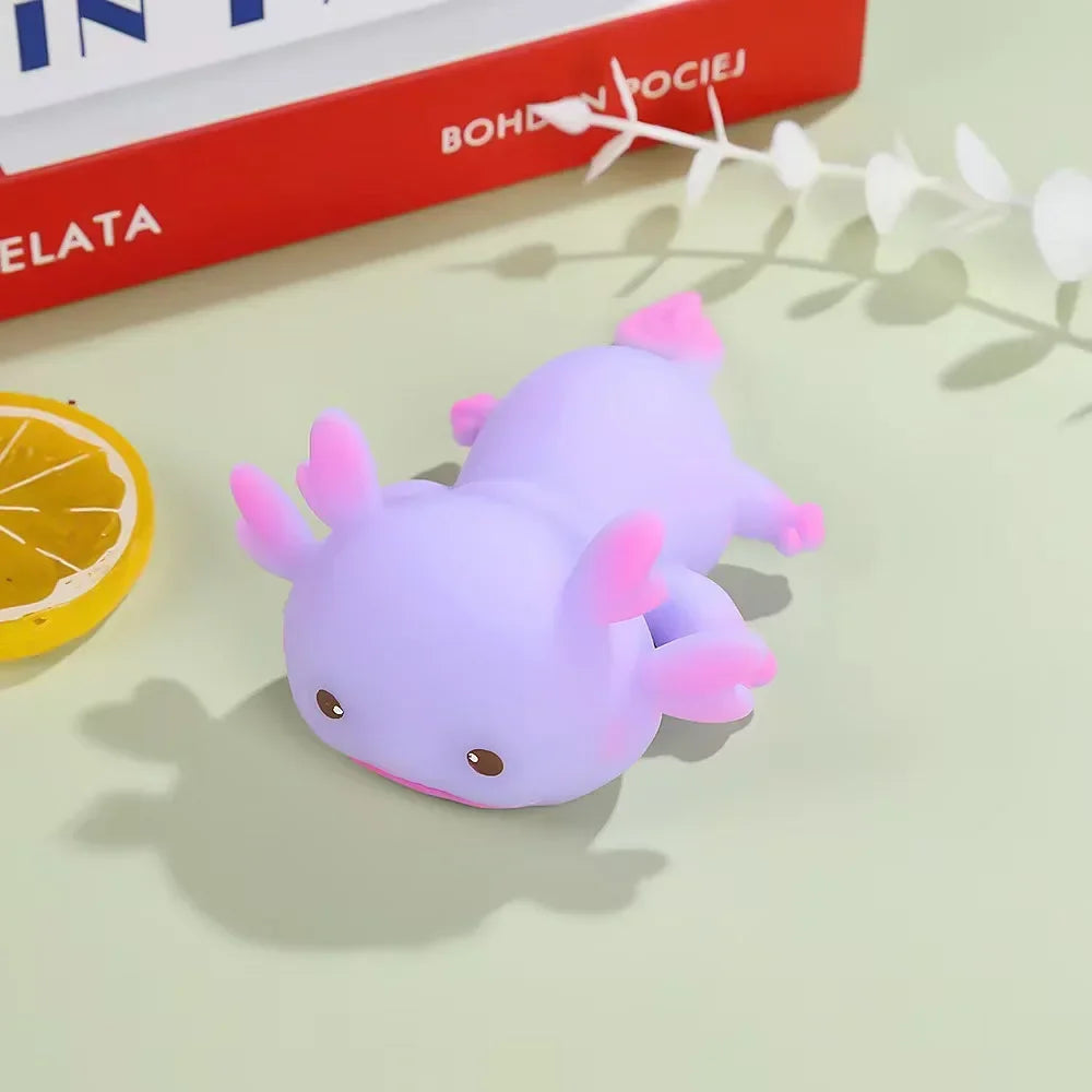 Axolotl Stretchy Squishy – Kawaii Sensory Fidget Stress Relief Toy
