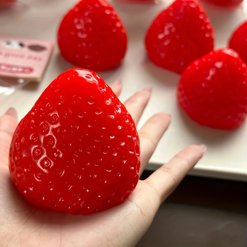 Jumbo Strawberry Squeeze Toy
