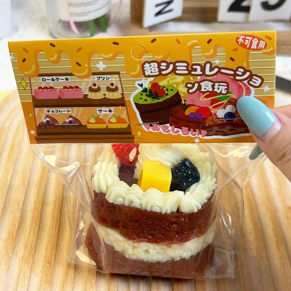 Squishy Cake Stress Relief Toy – Shapeable Pinch Fidget