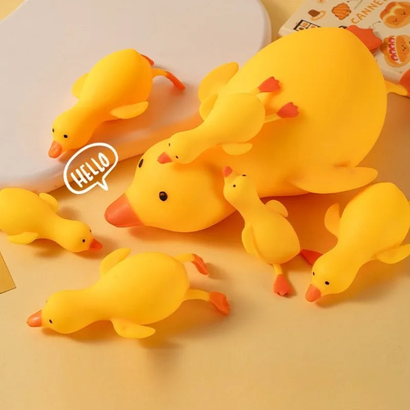Antistress Duck Squishy – Cute Goose Squeeze Fidget Toy