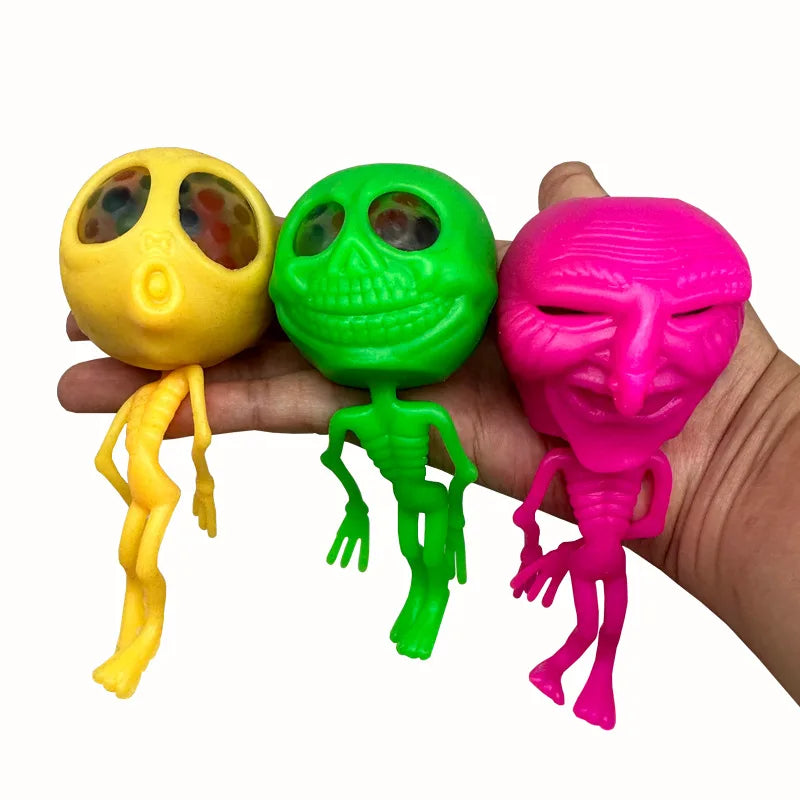 Taba Squishy Skull & Alien Grape Ball – Blind Box Fidget