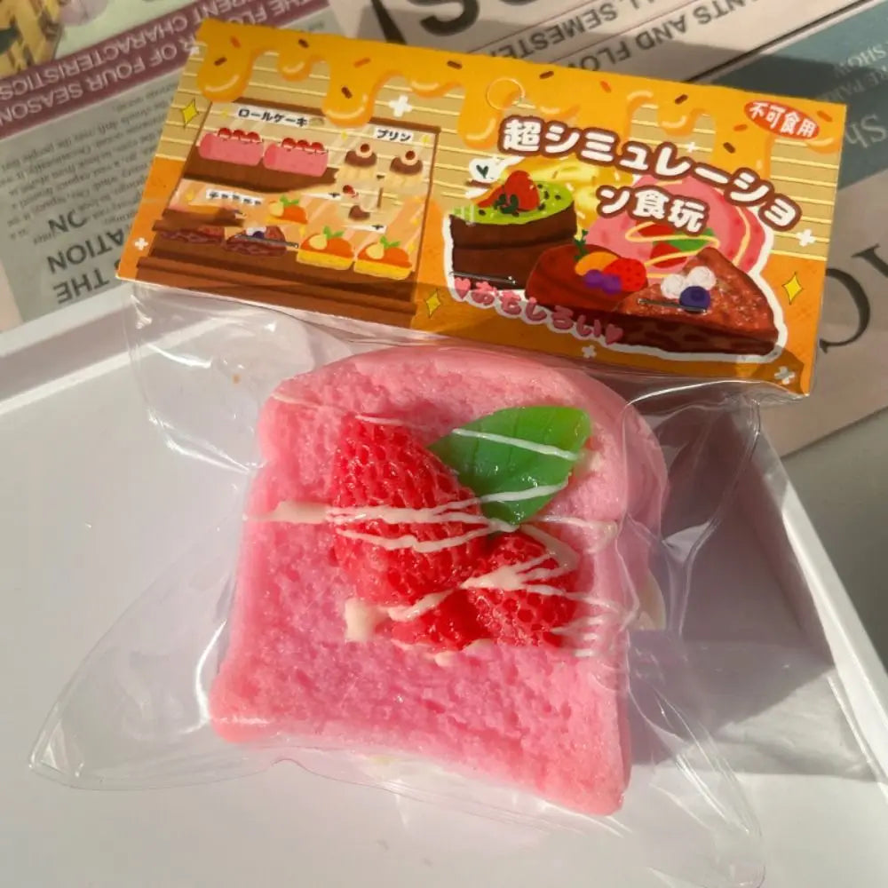 Squishy Cake Stress Relief Toy – Shapeable Pinch Fidget